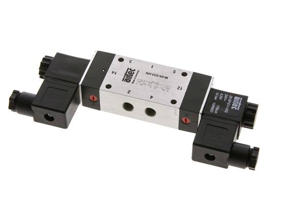 válvula solenoide central de escape 5/3 G1/8'' 115V AC 3-8bar/42-112psi Airtec