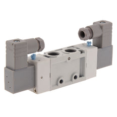 NPT 1/4'' 24V DC 5/2 vías Válvula de solenoide biestable 2-8bar MVSC1