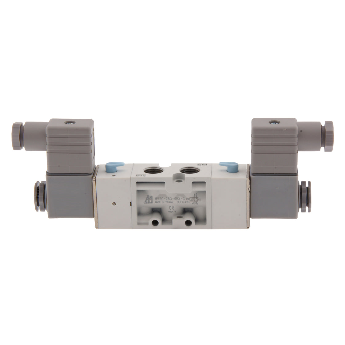 NPT 1/8'' 24V DC 5/2 vías Válvula de solenoide biestable 2-8bar MVSC