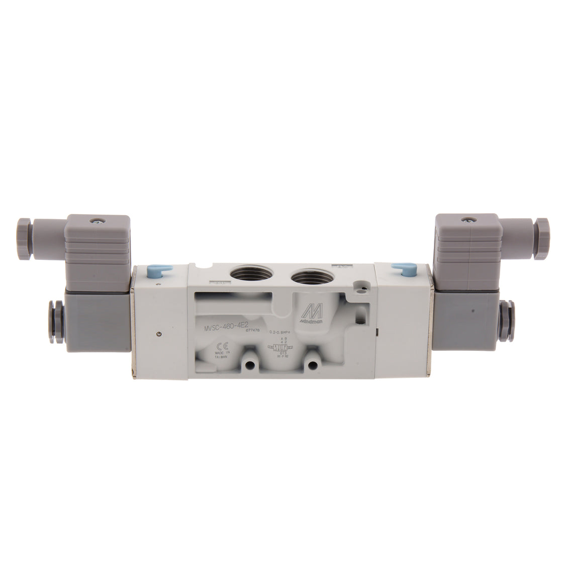 G1/2'' 230V AC 5/2 vías Válvula de solenoide biestable 2-8bar MVSC