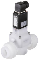 Electroválvula 20 mm manguitos soldados NO PVDF EPDM 0,5-6bar/7-87psi 24VDC 0142 246151
