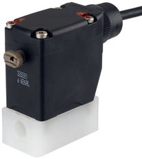 Electroválvula G1/4'' NC PVDF EPDM -1-3bar/-15-44psi 12VDC Vacío 0330 335093