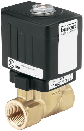 Válvula Solenoide G1'' NC Latón NBR 0-10bar/145psi 24VDC Antigolpe De Ariete 6213 222208