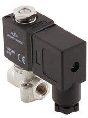 Electroválvula CM-DA 1/8'' NPT Acero inoxidable FKM 0-10bar 12V DC