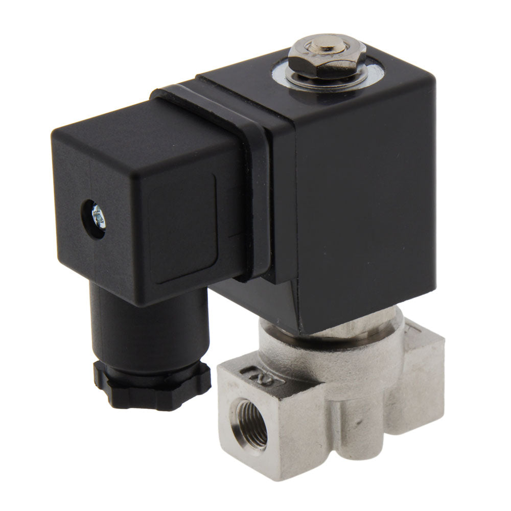 Electroválvula ST-DA 1/8'' acero inoxidable FKM 0-13bar 230V AC