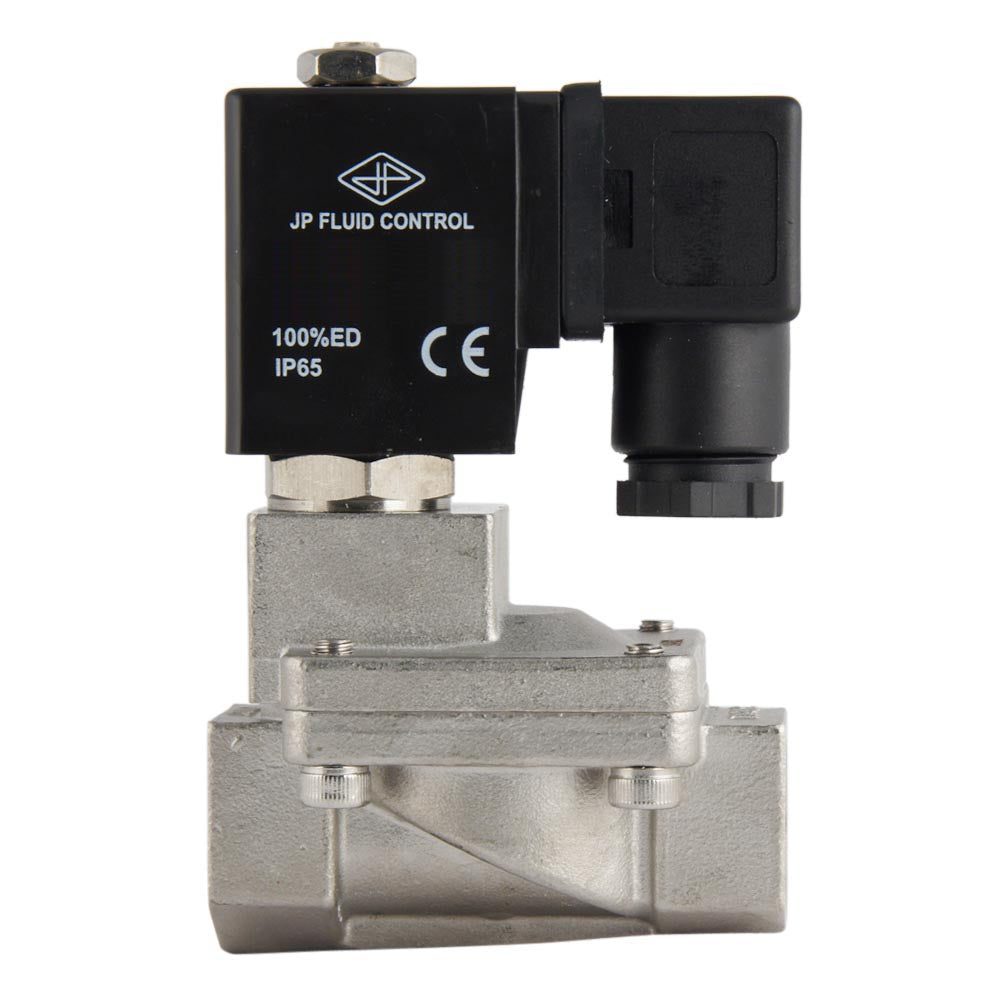 Electroválvula ST-IA 1/2'' NPT acero inoxidable EPDM 0,5-16bar 12V DC