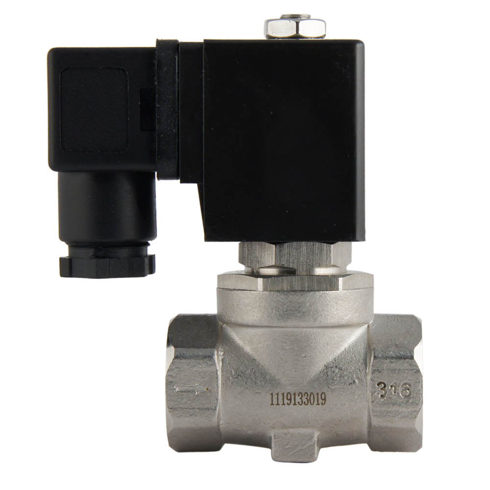 Electroválvula ST-SA 1/2'' NPT acero inoxidable EPDM 0-16bar 380V AC