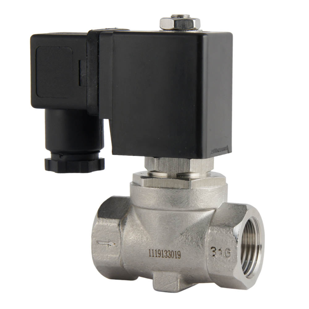 Electroválvula ST-SA 1/4'' acero inoxidable EPDM 0-16bar 120V CA