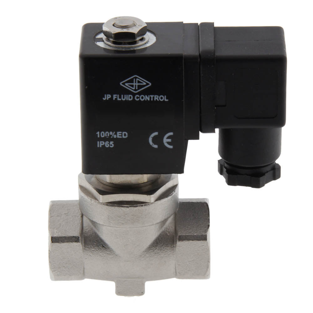 Electroválvula ST-SA 3/8'' NPT acero inoxidable FKM 0-16bar 380V AC