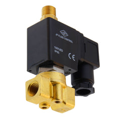 Electroválvula TW-DC 1/4'' 3/2 vías DI latón FKM 0-7bar 230V AC