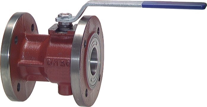 DN 32 PN 16 Cast Iron 2-Way Flanged Ball Valve