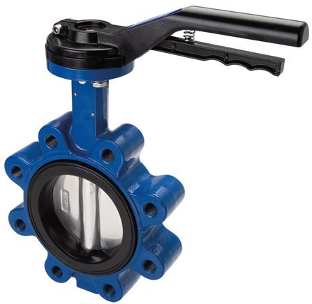 Válvula de mariposa PN12 DN100 (4 pulgadas) GG25-Acero inoxidable-EPDM (compuesto)