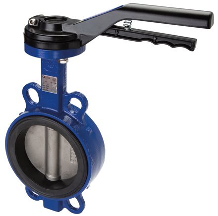 Válvula de mariposa wafer DN25 (1 pulgada) PN10 GG25-Acero inoxidable-EPDM