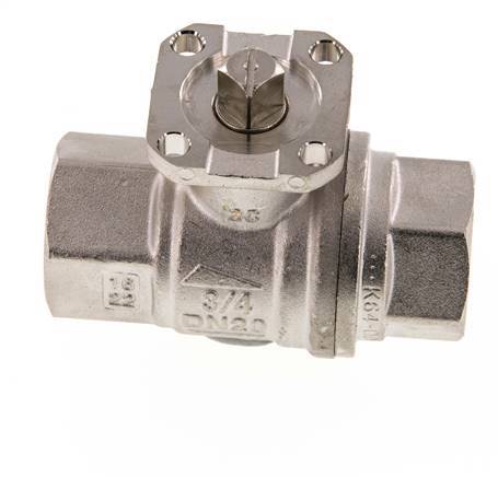 Válvula de bola de latón G3/4'' 2 vías ISO-Top PN40 - BL2BA