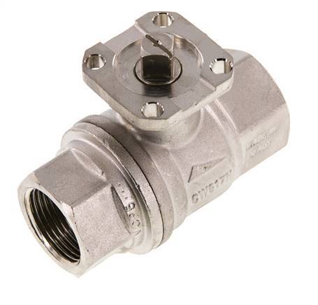 Válvula de bola de latón G3/4'' 2 vías ISO-Top PN40 - BL2BA