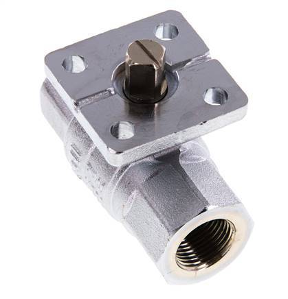 Válvula de bola de latón Rp3/8'' 2 vías ISO-Top PN40 - BL2BA