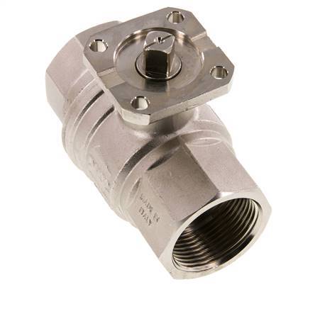 G1-1/4'' Válvula de bola de latón de 2 vías ISO-Top PN40 - BL2BA