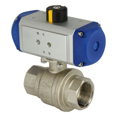 Válvula de bola neumática de latón de 2 vías G3/8" cerrada por muelle - BL2BA