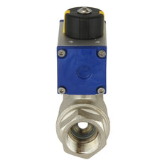 Válvula de bola neumática de latón de 2 vías y doble efecto G3/8'' - BL2BA