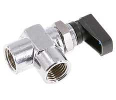 Válvula de bola de latón compacta de 2 vías de 1/4 de pulgada