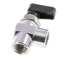 Válvula de bola de latón compacta de 2 vías de 1/4 de pulgada