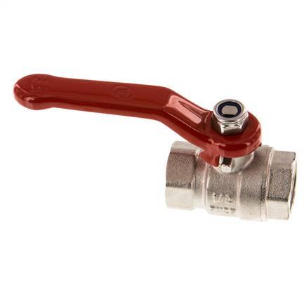 Válvula de bola de 2 vías Rp1/2'' Latón PTFE/NBR 25 bar - BL2BM