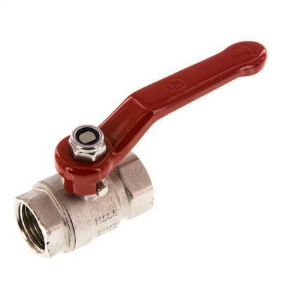Válvula de bola de 2 vías Rp1/2'' Latón PTFE/NBR 25 bar - BL2BM