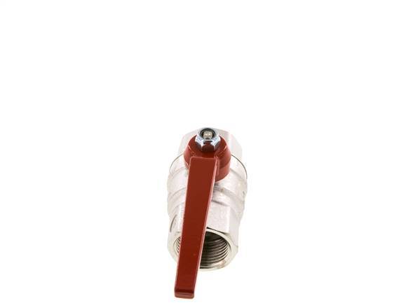 Válvula de bola de latón de 2 vías sin silicona de 1 pulgada Rp