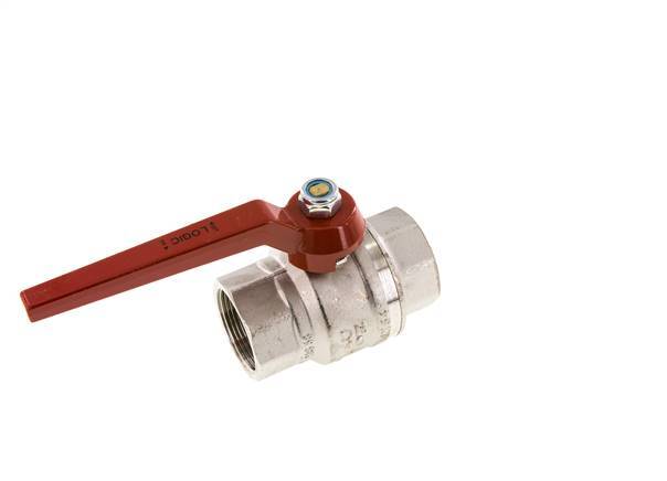 Válvula de bola de latón de 1-1/2 pulgadas sin silicona y de 2 vías