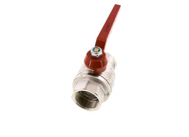 Válvula de bola de latón de 1-1/2 pulgadas sin silicona y de 2 vías