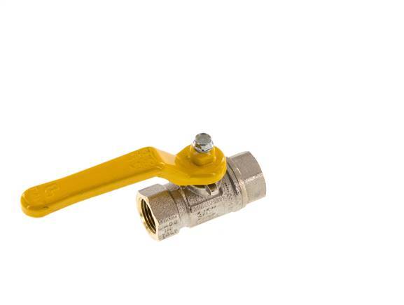 Válvula de bola de latón de 2 vías para gas de 3/8 pulgadas Rp
