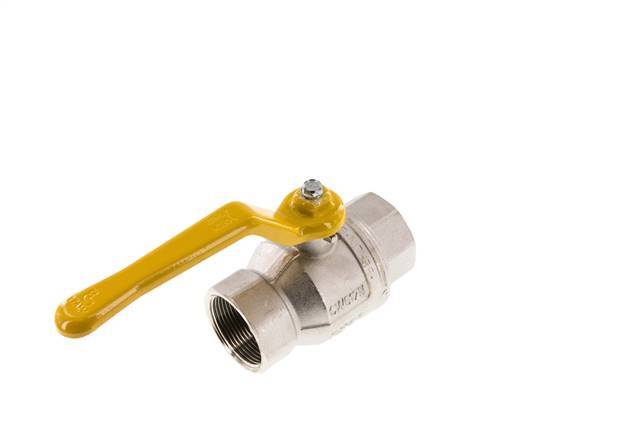 Válvula de bola de latón de 2 vías para gas Rp 1 1/2 pulgadas