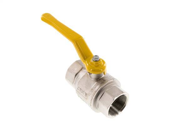 Válvula de bola de latón de 2 vías para gas Rp 1 1/2 pulgadas