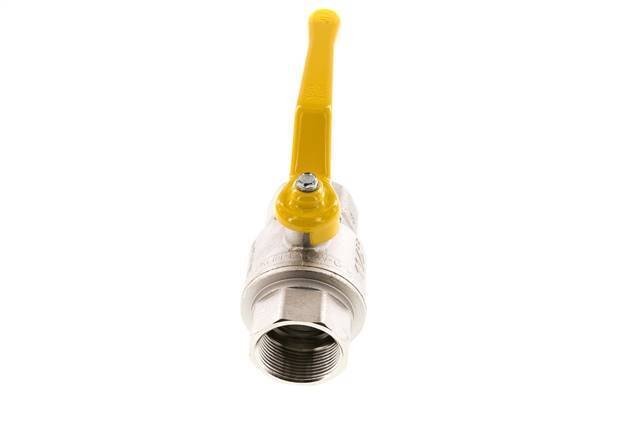 Válvula de bola de latón de 2 vías para gas Rp 1 1/2 pulgadas