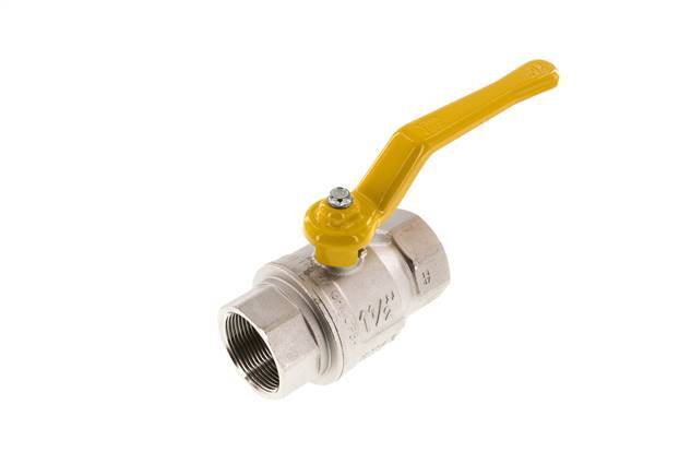 Válvula de bola de latón de 2 vías para gas Rp 1 1/2 pulgadas