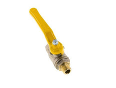 Válvula de bola de latón de 1/4 de pulgada macho a hembra R/Rp para gas de 2 vías