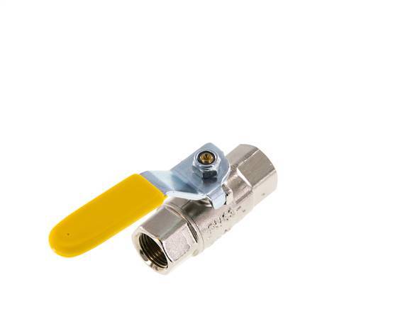 Válvula de bola de latón de 2 vías para oxígeno Rp 3/8 pulgadas