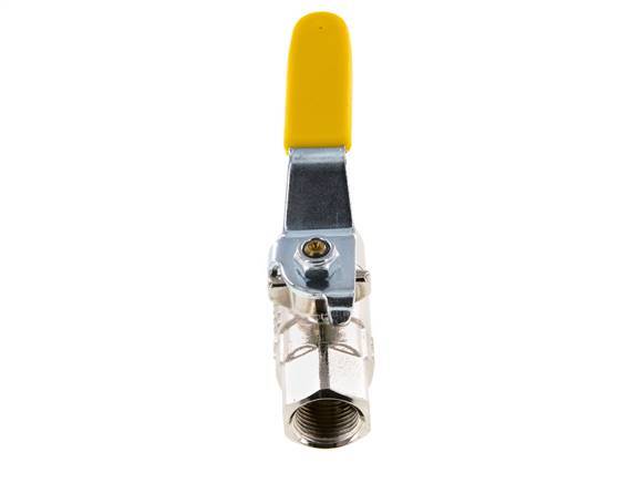 Válvula de bola de latón de 2 vías para oxígeno Rp 3/8 pulgadas