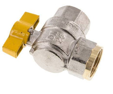 Válvula de bola de latón de 2 vías para gas de 1 pulgada