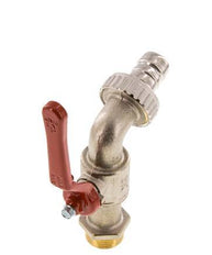 Válvula de bola de latón de 2 vías para grifo G 3/4 pulgadas