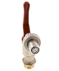 Válvula de bola de latón de 2 vías para grifo G 3/4 pulgadas