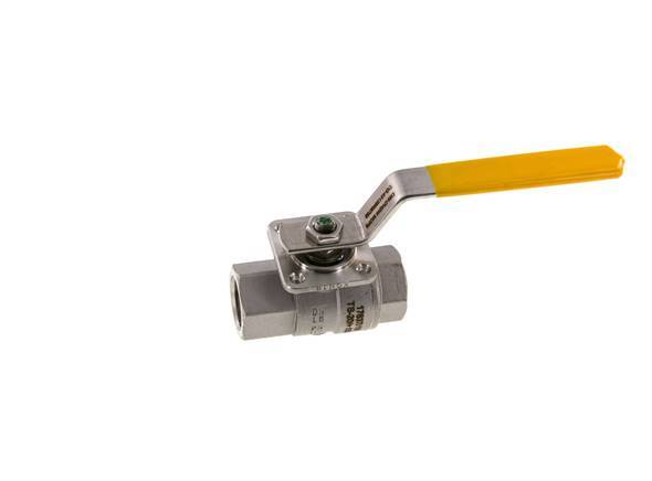 Válvula de bola de acero inoxidable de 2 vías para gas Rp 1/2 pulgadas