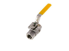 Válvula de bola de acero inoxidable de 2 vías para gas Rp 1/2 pulgadas