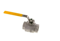 Válvula de bola de acero inoxidable de 1-1/2 pulgadas para gas de 2 vías