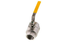 Válvula de bola de acero inoxidable de 1-1/2 pulgadas para gas de 2 vías