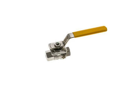 Válvula de bola de acero inoxidable de 2 vías para oxígeno Rp 3/8 pulgadas