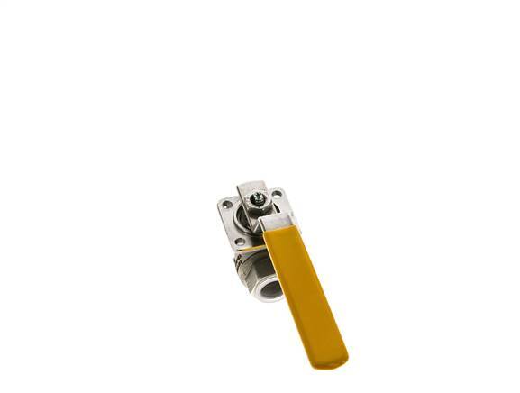 Válvula de bola de acero inoxidable de 2 vías para oxígeno Rp 3/8 pulgadas