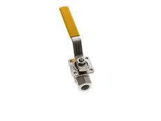 Válvula de bola de acero inoxidable de 2 vías para oxígeno Rp 3/8 pulgadas