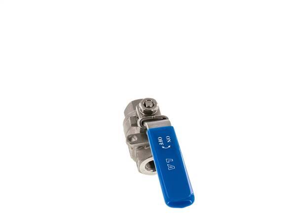Válvula de bola de acero inoxidable de 2 vías de 1/4 de pulgada G