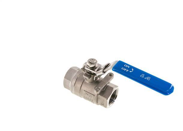 G Válvula de bola de 2 vías de acero inoxidable de 3/4 de pulgada
